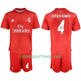 Koszulka Real Madryt Sergio Ramos 4 Dziecięcy Trzeci Koszulki Piłkarskie 2018-2019 Krótki Rękaw